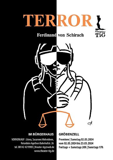 Plakat für "Terror"